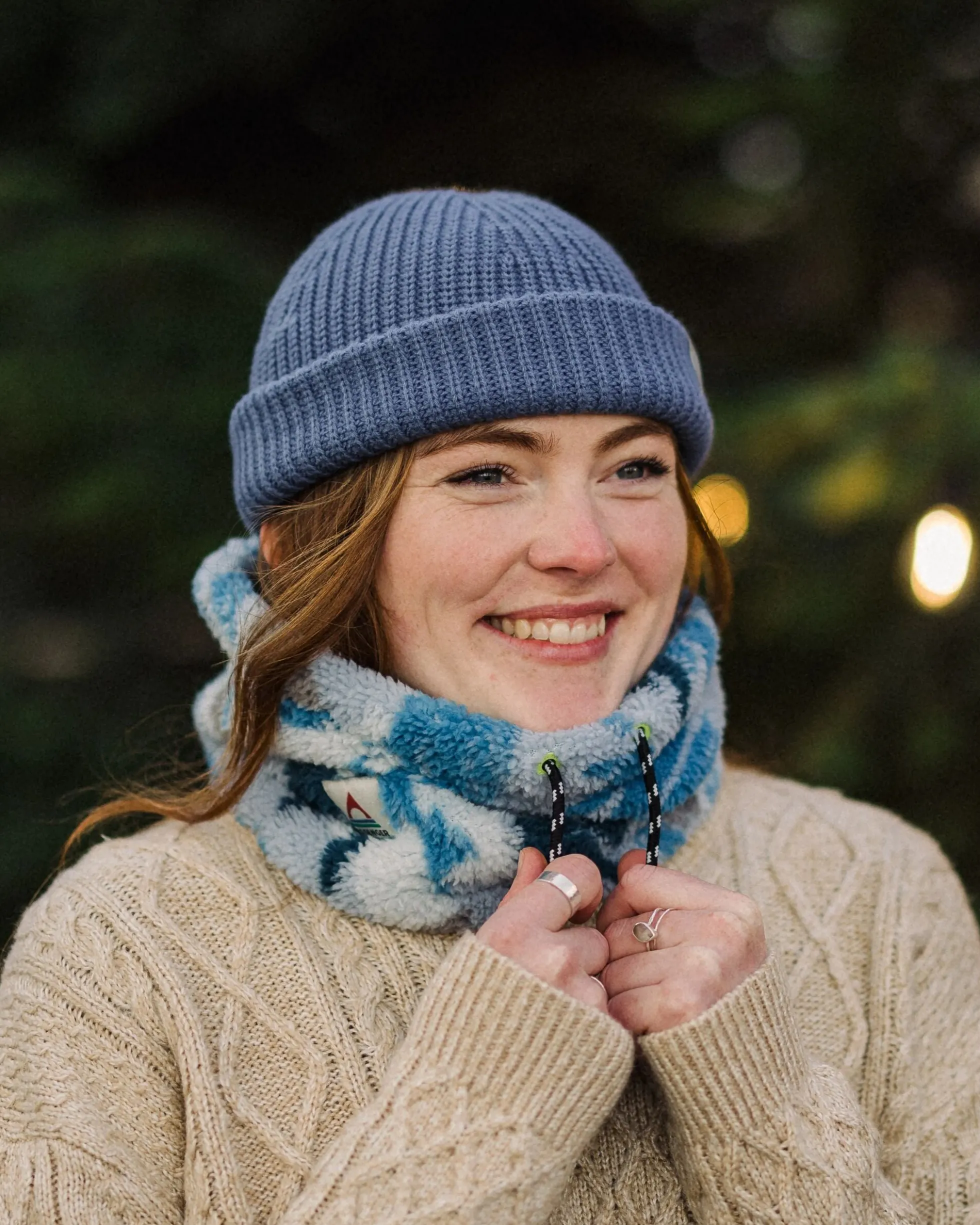 Ash Sherpa Fleece Snood