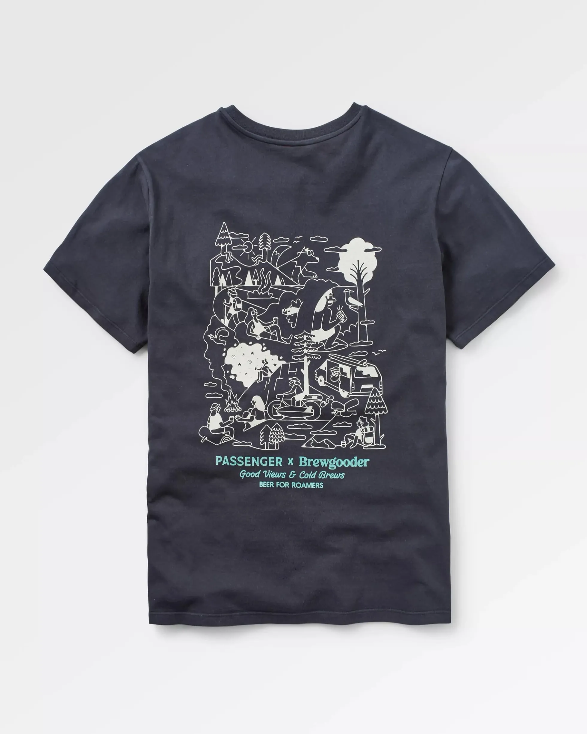 Men's Brews & Views T-Shirt Passenger X Brewgooder