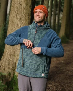 Men's Edge Hooded 1/2 Zip Polar Fleece
