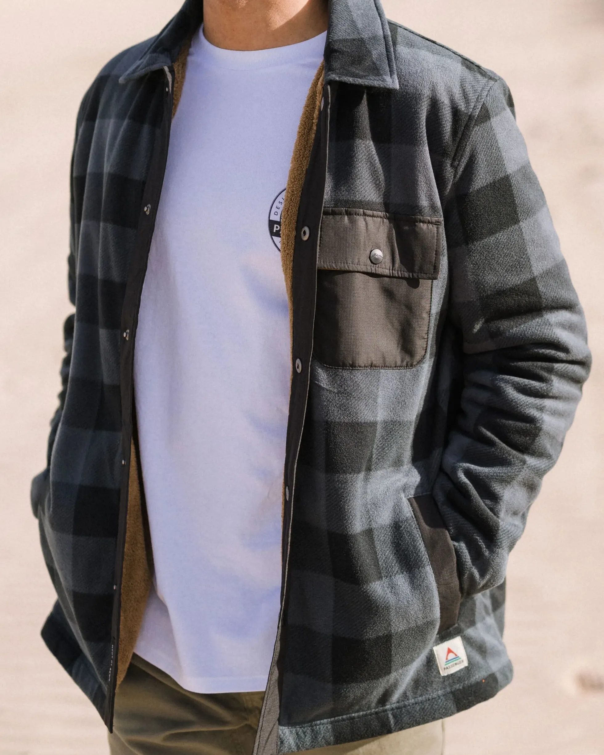 Men's Firelight Sherpa Lined Overshirt
