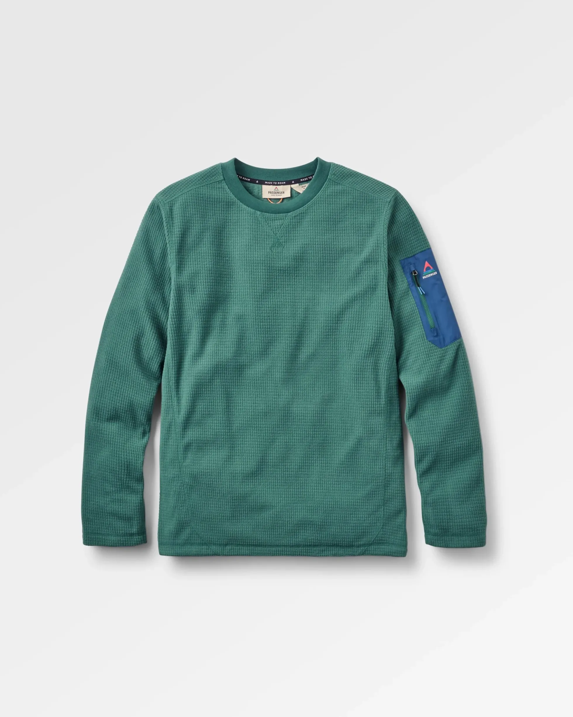 Men's Forestscape Grid Fleece Crew
