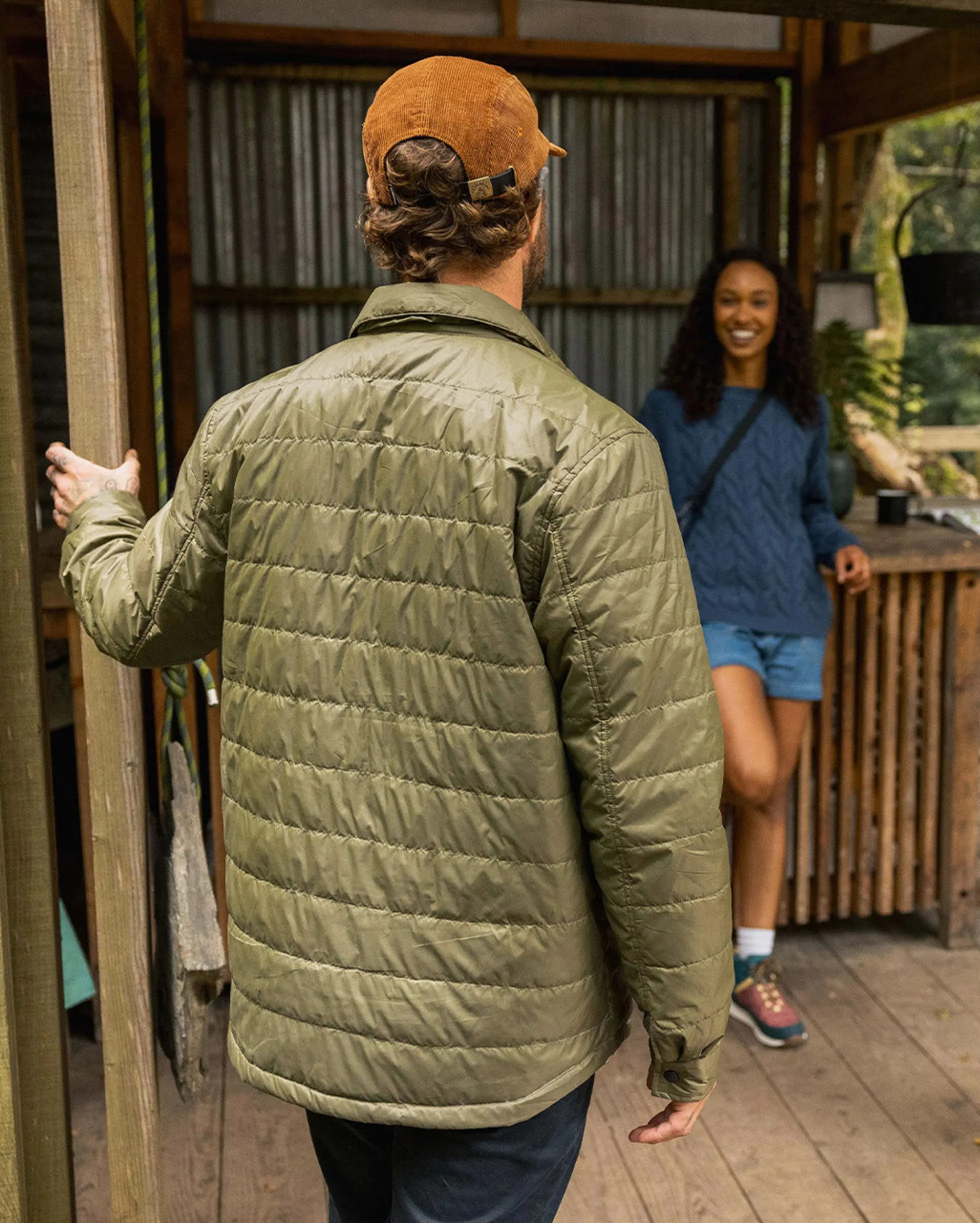 Men's Grain Insulated Overshirt