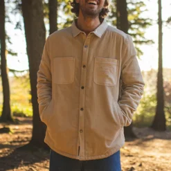 Men's Kodiak Sherpa Lined Cord Overshirt