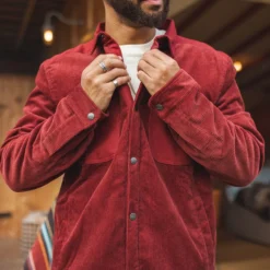 Men's Kodiak Sherpa Lined Cord Overshirt