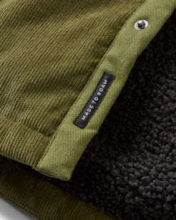 Men's Kodiak Sherpa Lined Cord Overshirt
