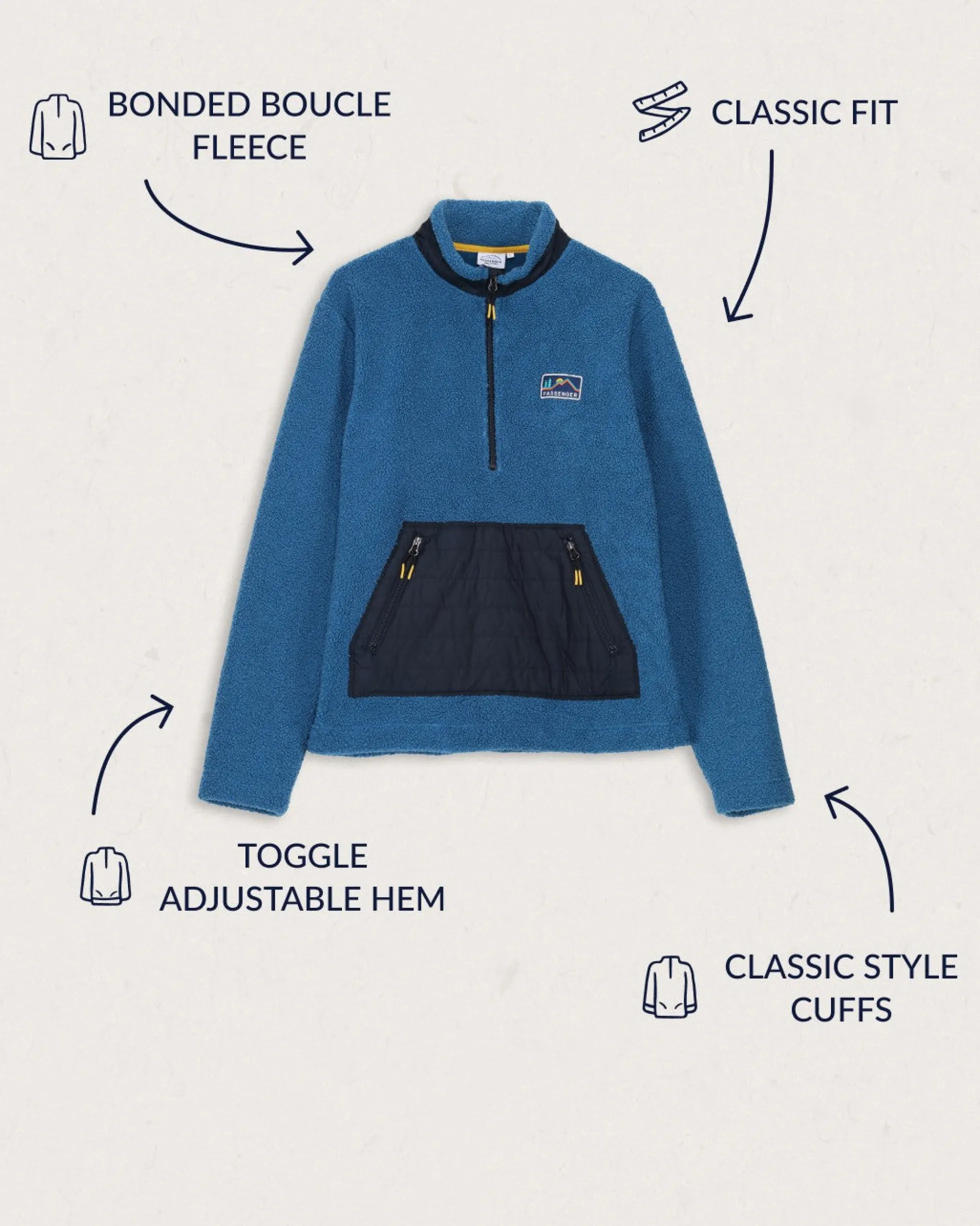 Men's Oceanside Polar-Lined Sherpa Fleece