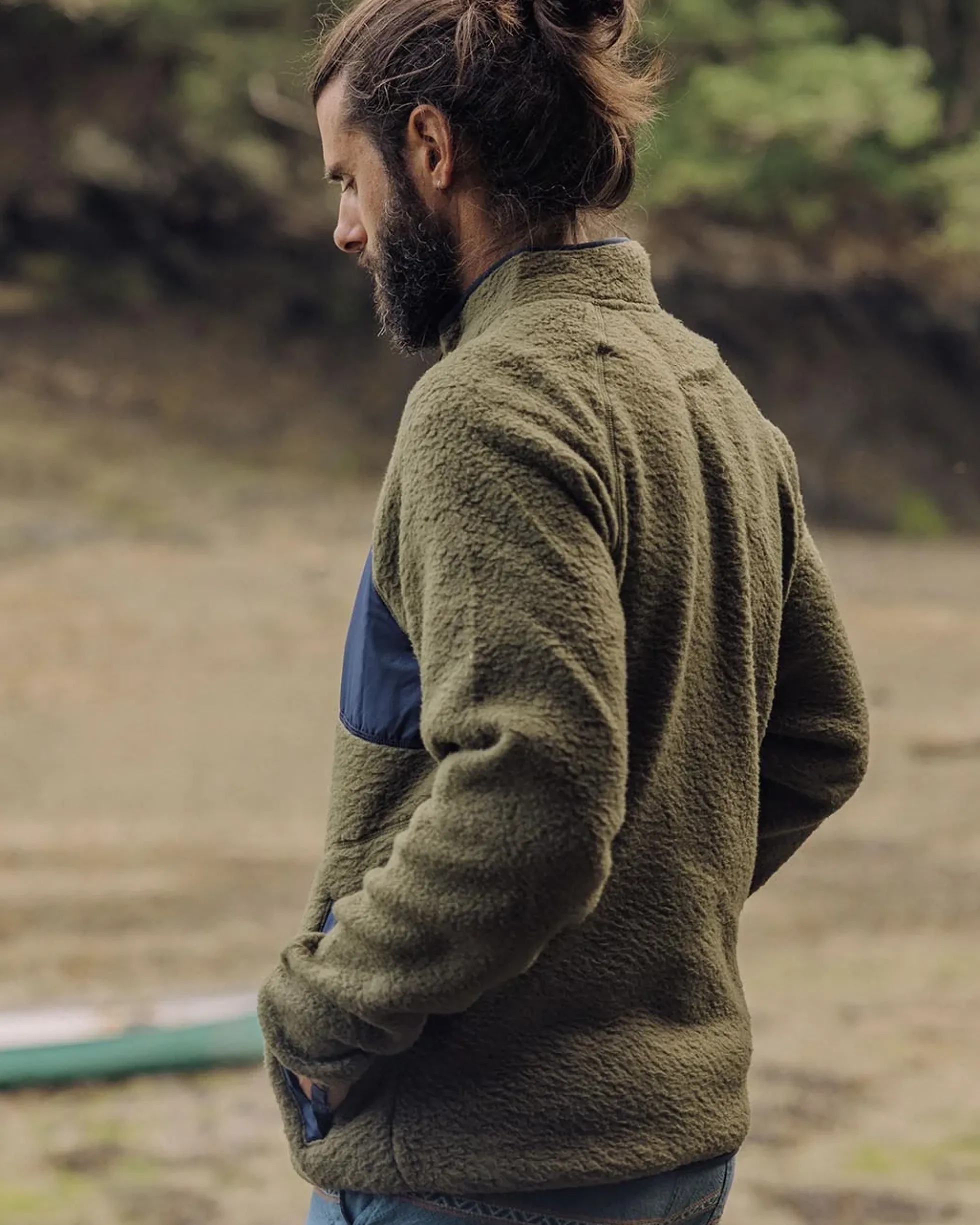 Men's Offgrid 1/4 Zip Sherpa Fleece