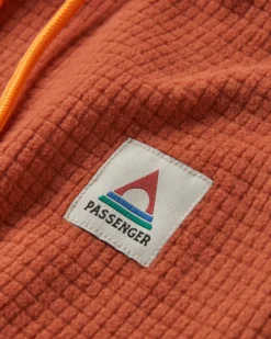 Men's Point Grid Polar Fleece Hoodie