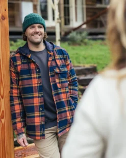 Men's Sherwood Check Hooded Overshirt