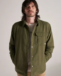 Men's Taranaki Canvas Quilted Overshirt