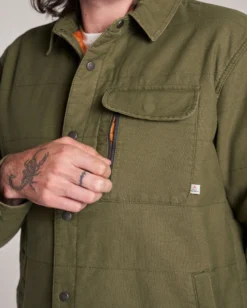 Men's Taranaki Canvas Quilted Overshirt