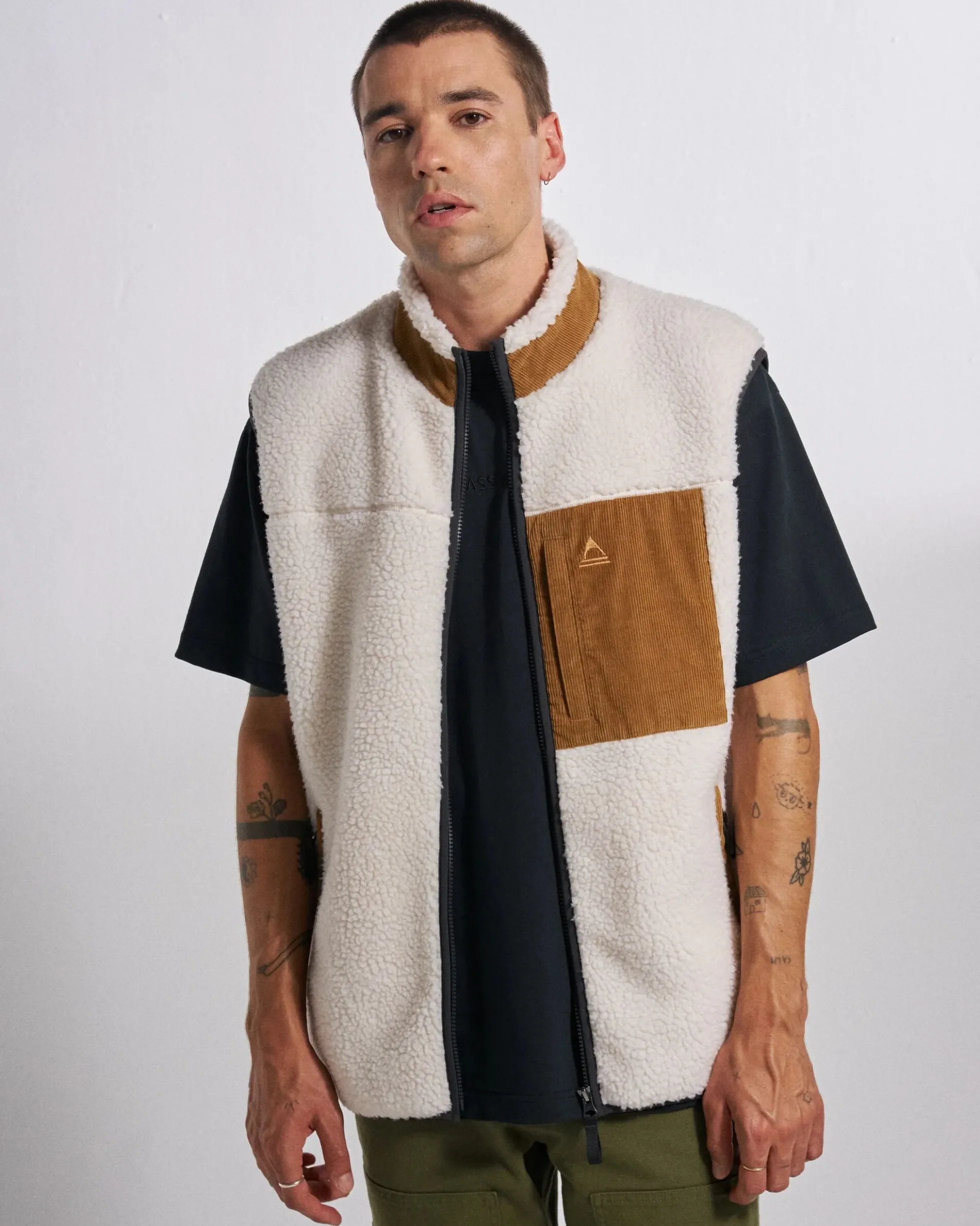 Men's Trekker Deep Pile Sherpa Vest
