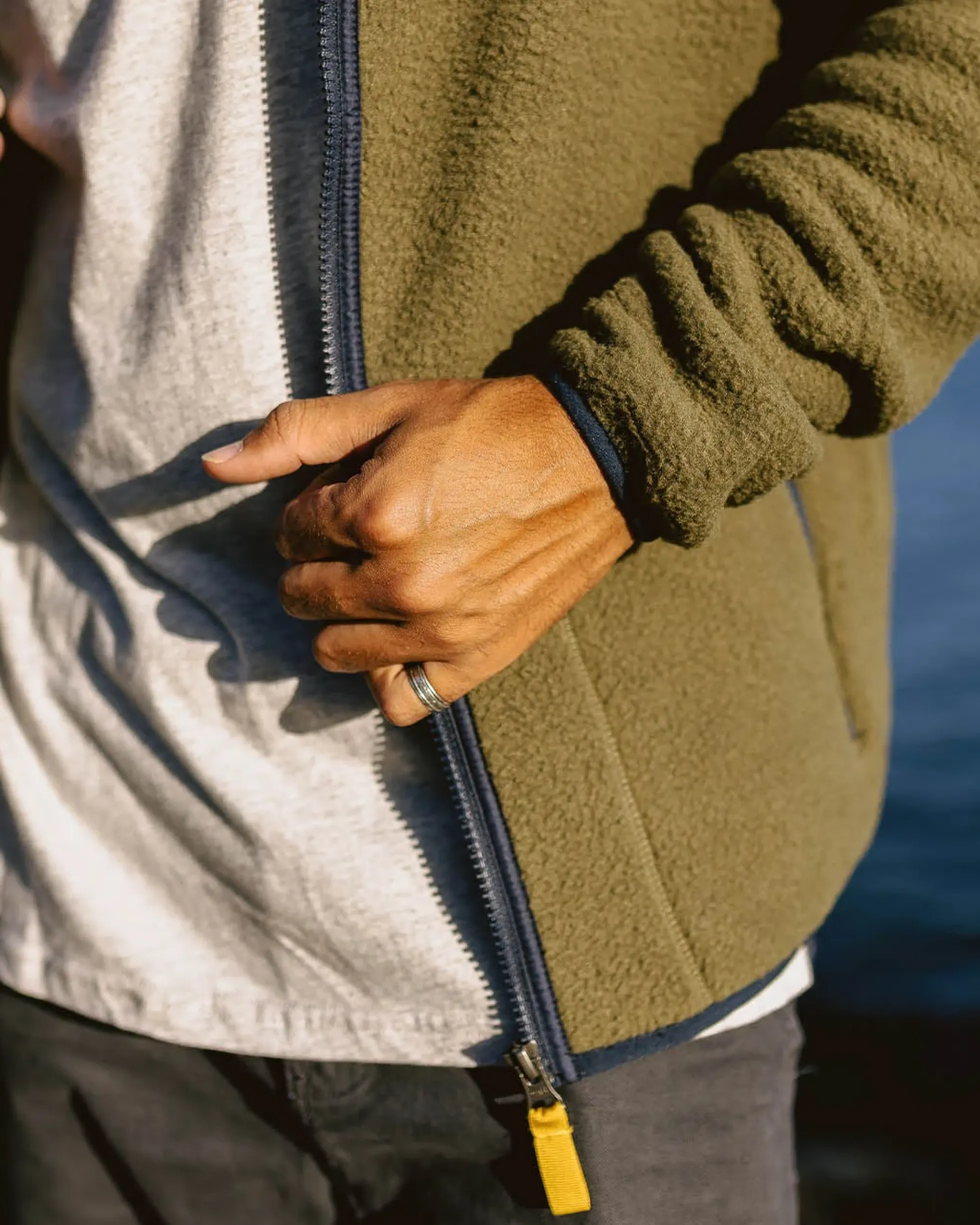Men's Tripper Full Zip Sherpa Fleece