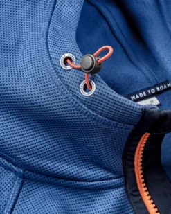 Men's Vertical Full Zip Hooded Fleece