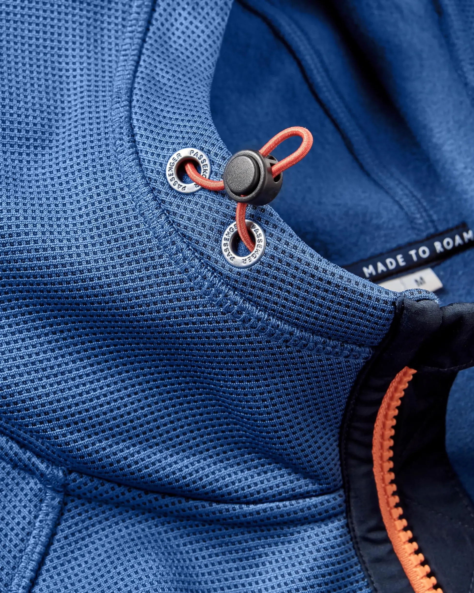 Men's Vertical Full Zip Hooded Fleece