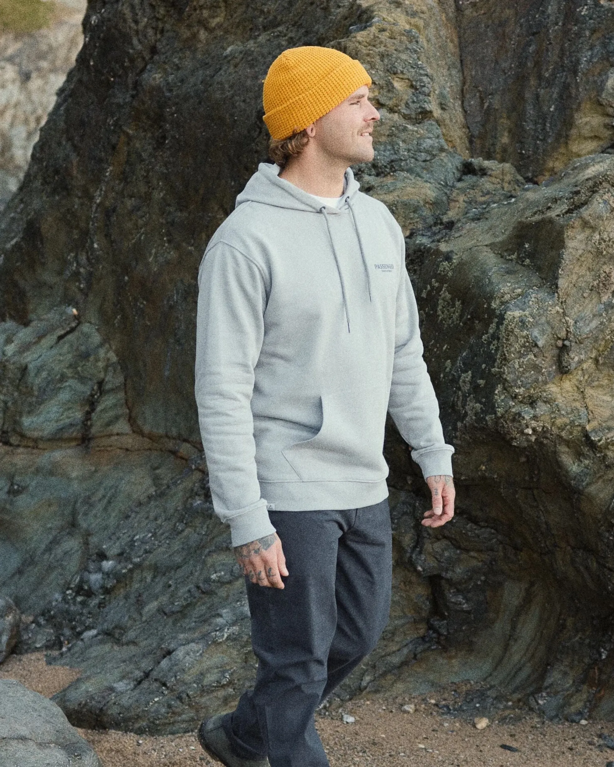 Men's Waves & Trees Organic Cotton Hoodie