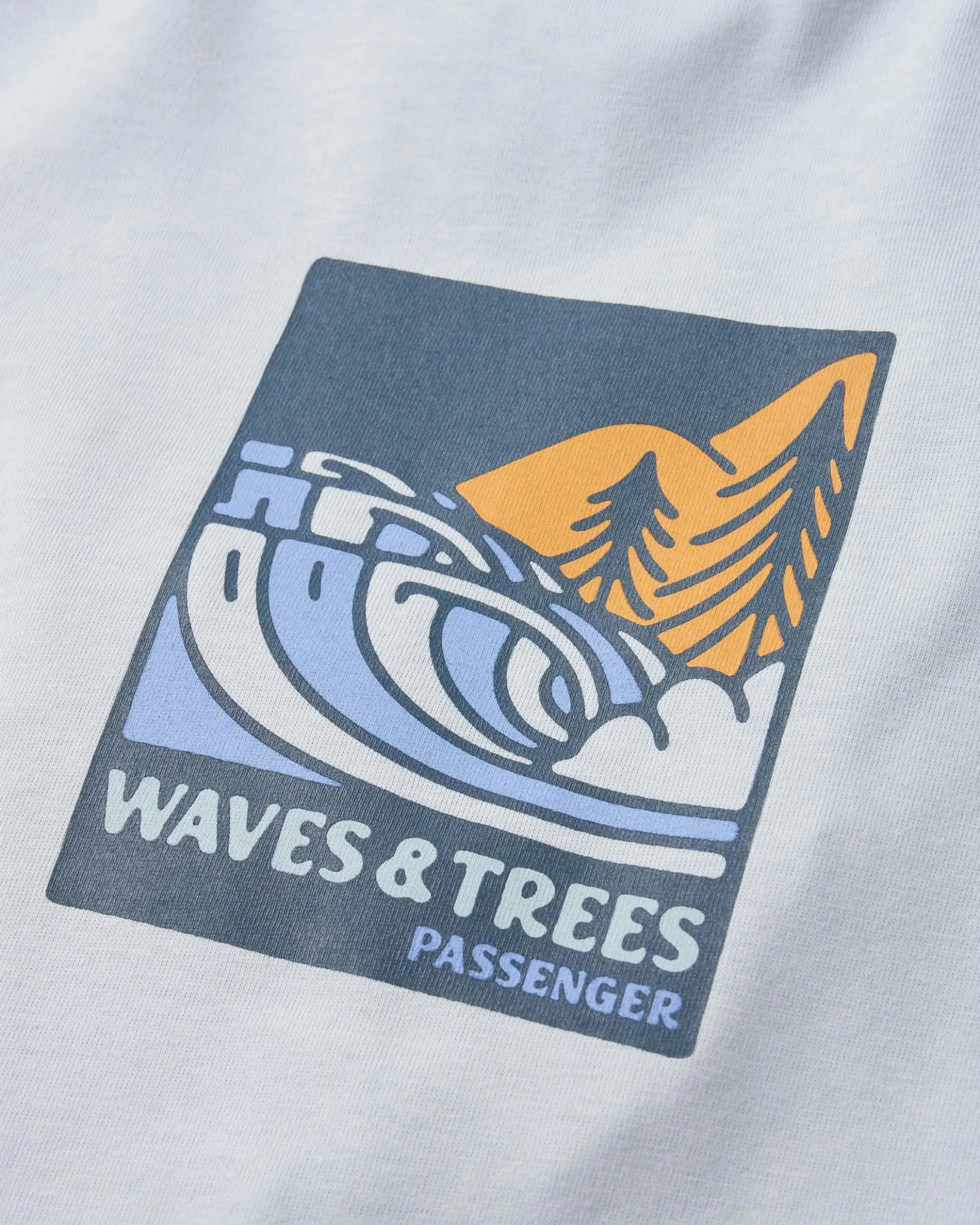 Men's Waves & Trees Organic Cotton T-Shirt