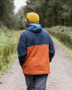 Men's Woodland Hooded 1/2 Zip Polar Fleece