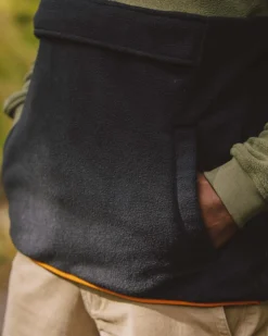 Men's Woodland Hooded 1/2 Zip Polar Fleece