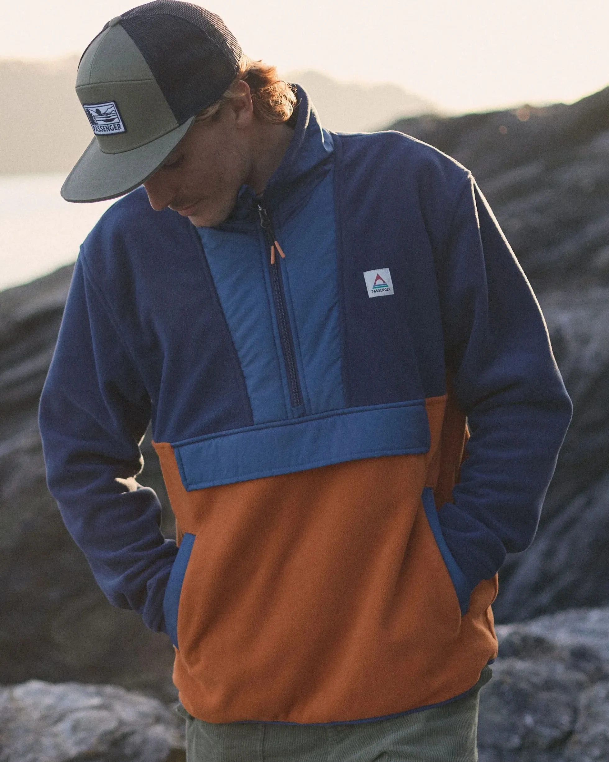 Men's Woodland Hoodless Polar Fleece