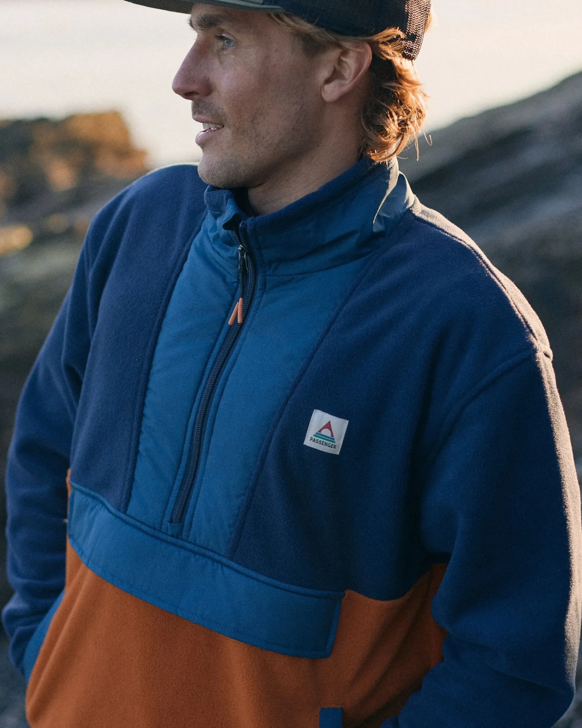 Men's Woodland Hoodless Polar Fleece