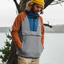 Men's Woodland 1/2 Zip Polar Fleece