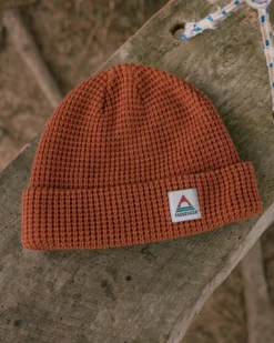 Moss Double Layer Waffle Beanie