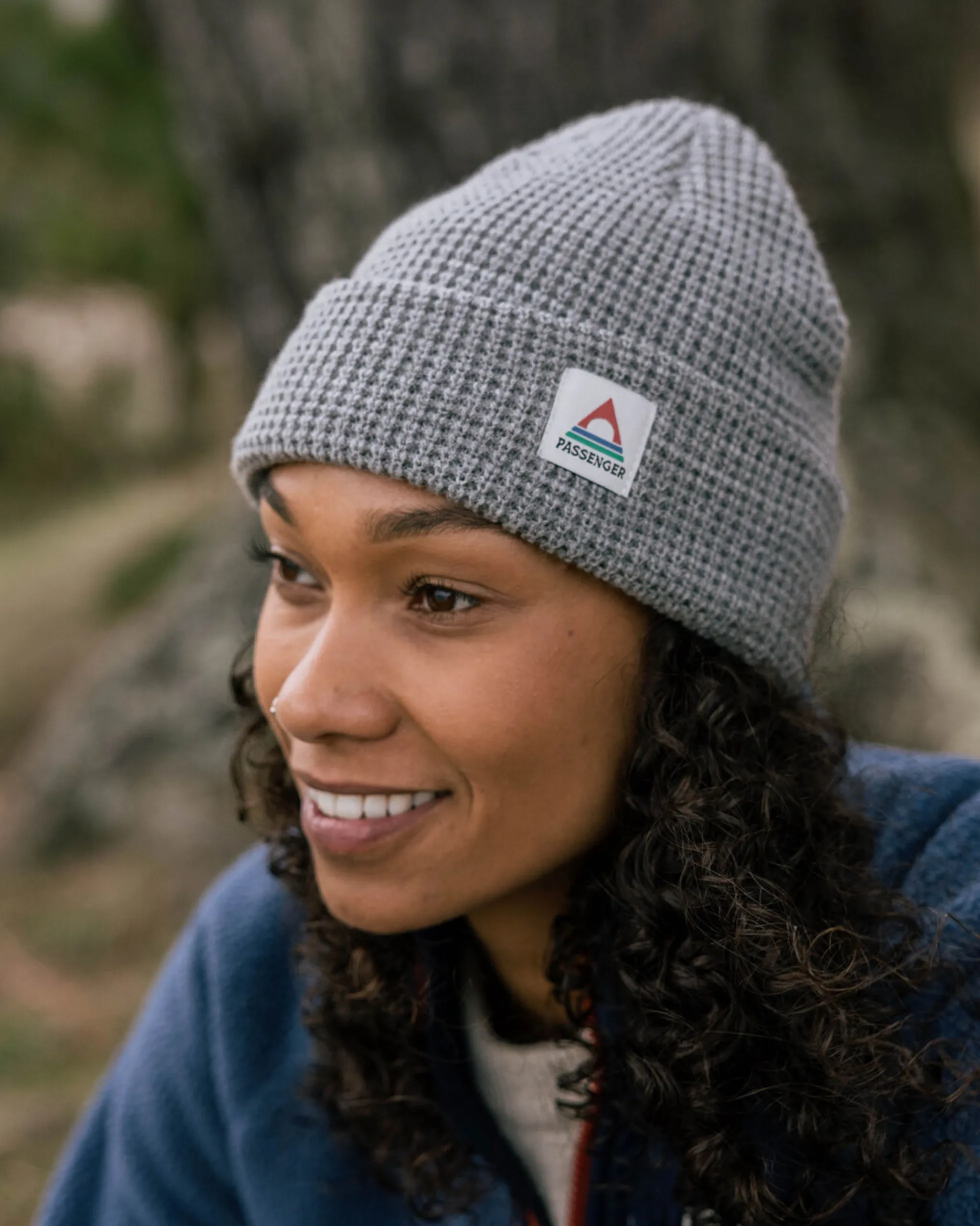 Moss Double Layer Waffle Beanie