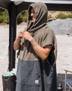 Shoreline Cotton Towel Poncho
