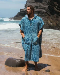 Shoreline Cotton Towel Poncho