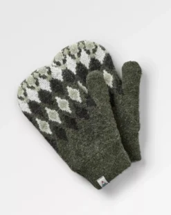Wave Fleece Lined Mittens