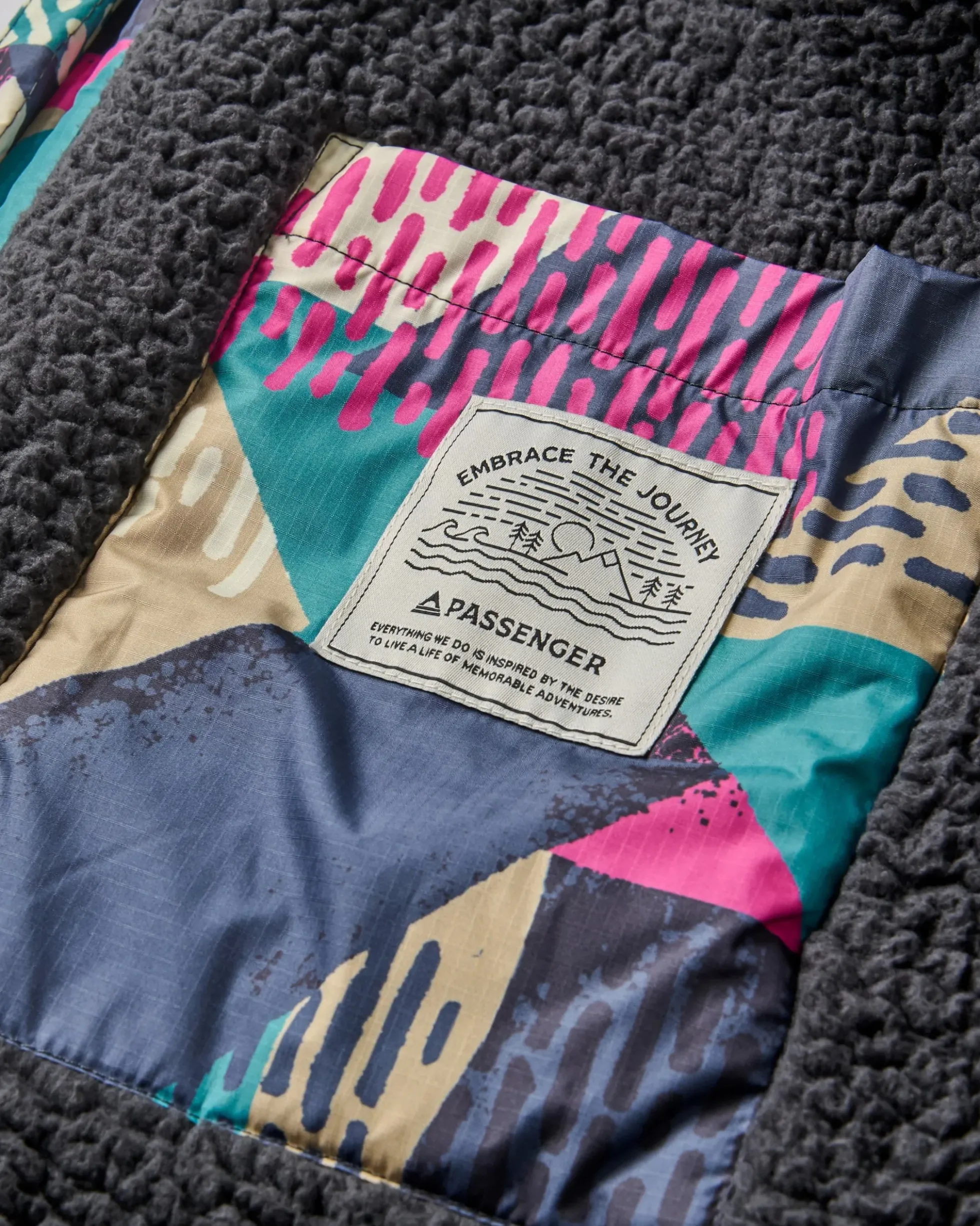 Waves Sherpa Lined Changing Robe
