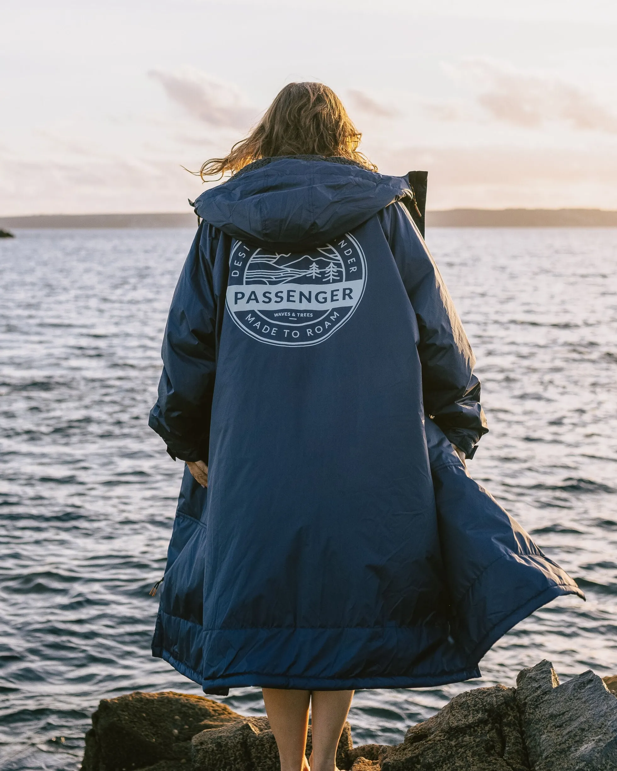 Waves Sherpa Lined Changing Robe