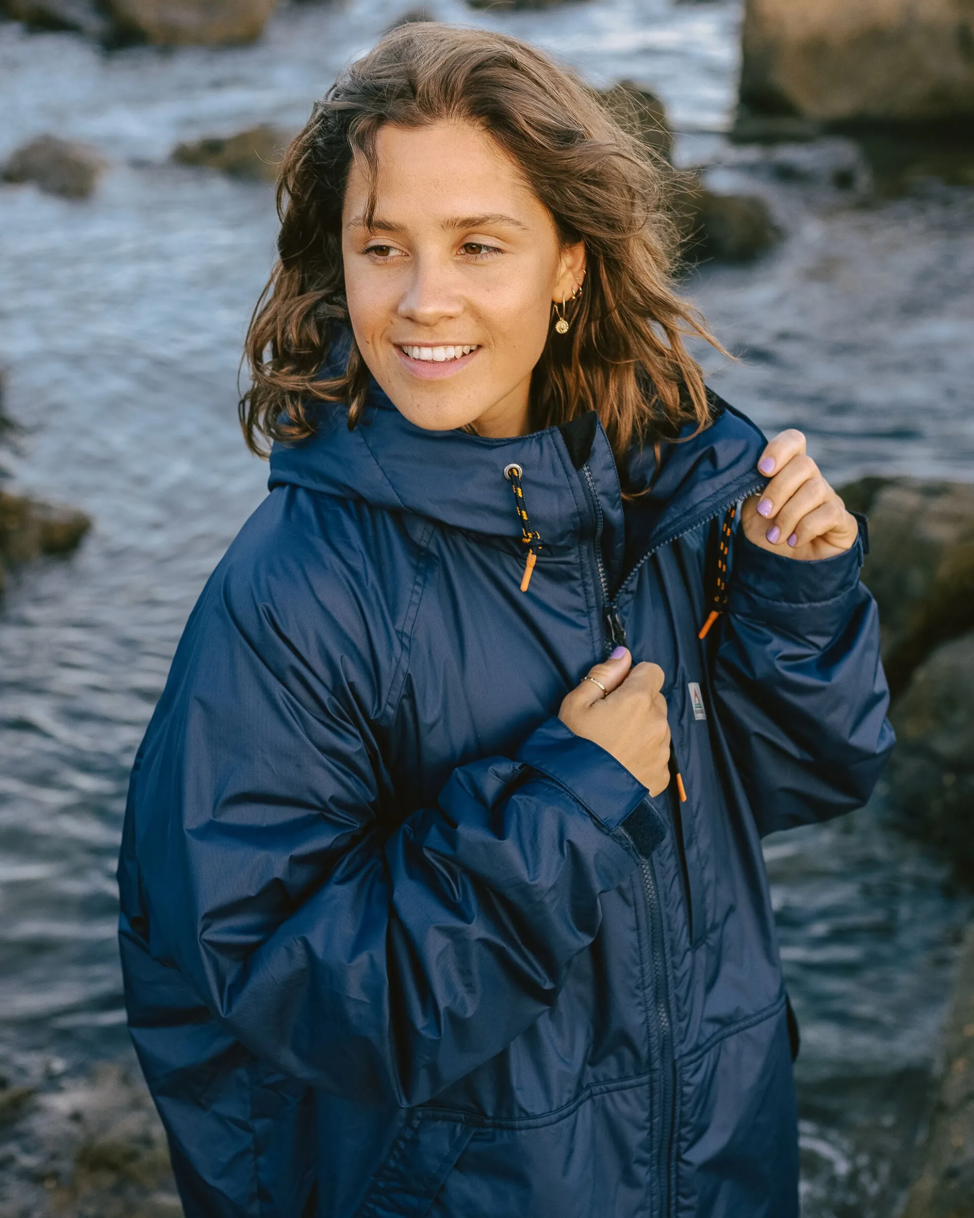 Waves Sherpa Lined Changing Robe