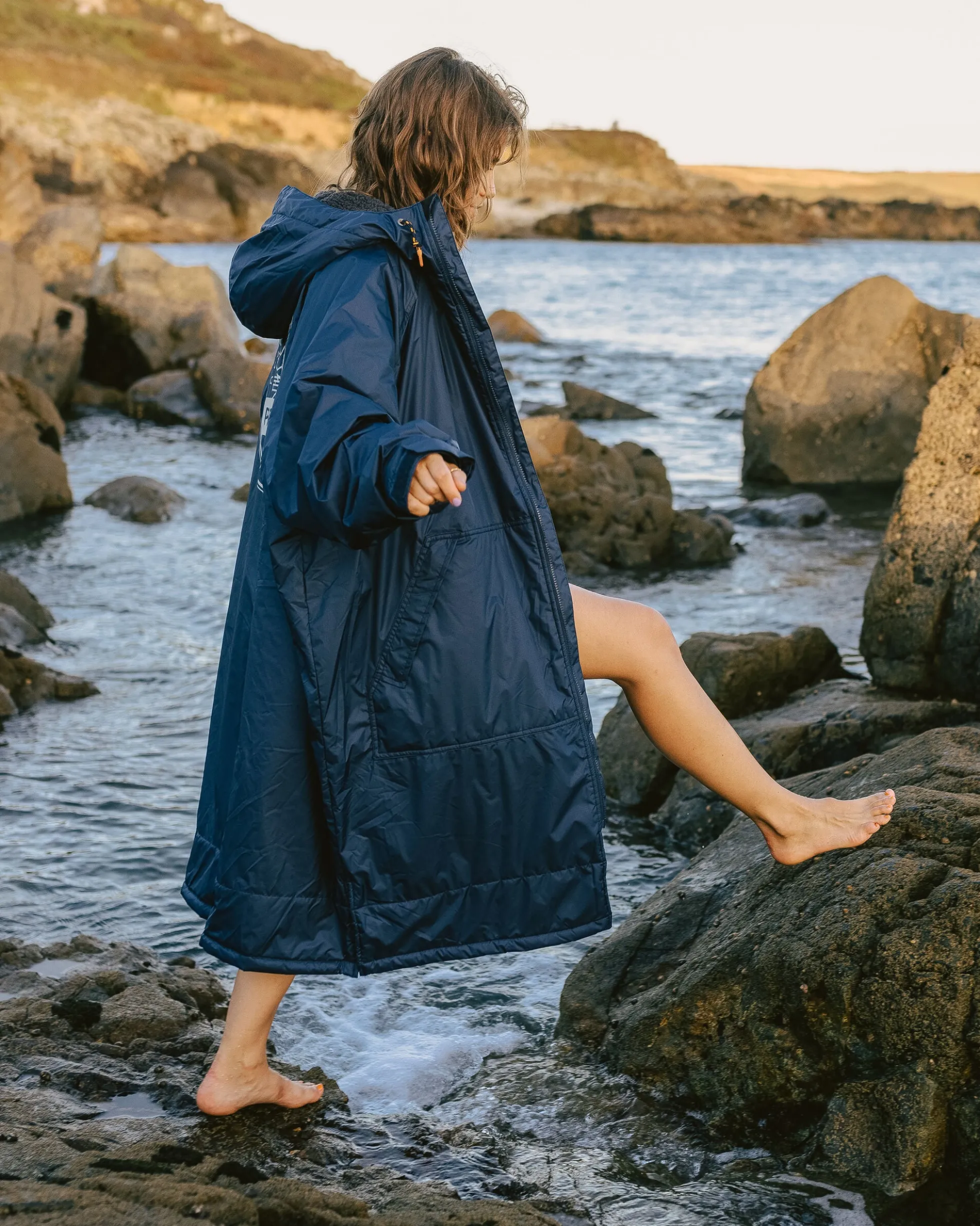 Waves Sherpa Lined Changing Robe