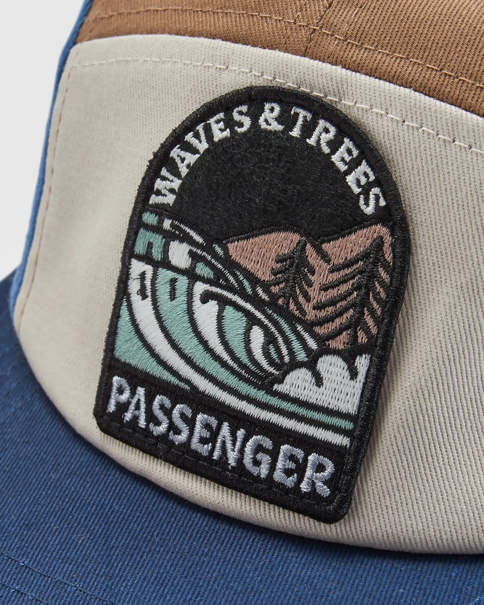 Waves & Trees 5 Panel Cap
