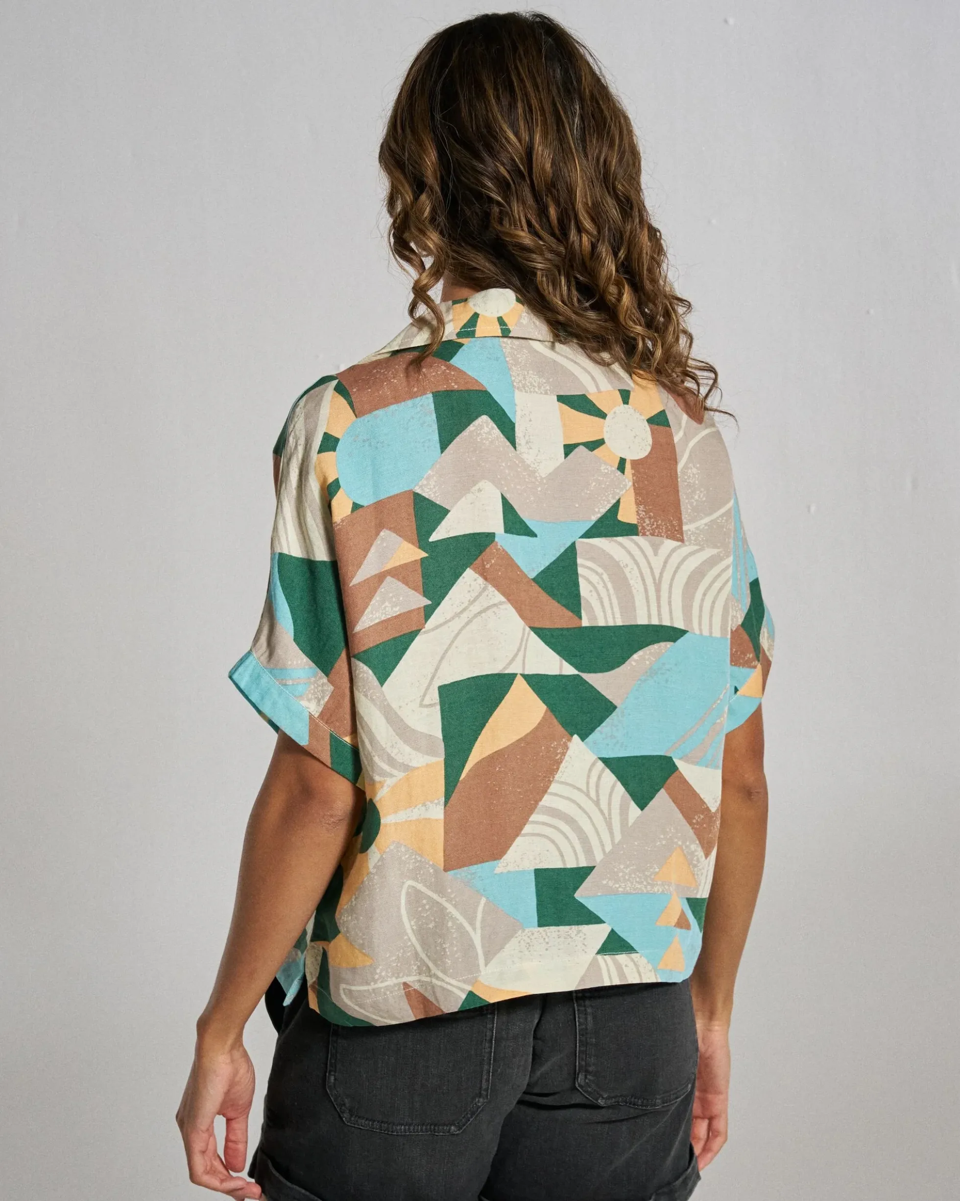 Women's Arden Linen Short Sleeve Shirt