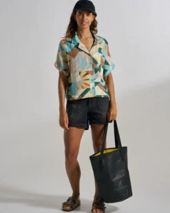 Women's Arden Linen Short Sleeve Shirt