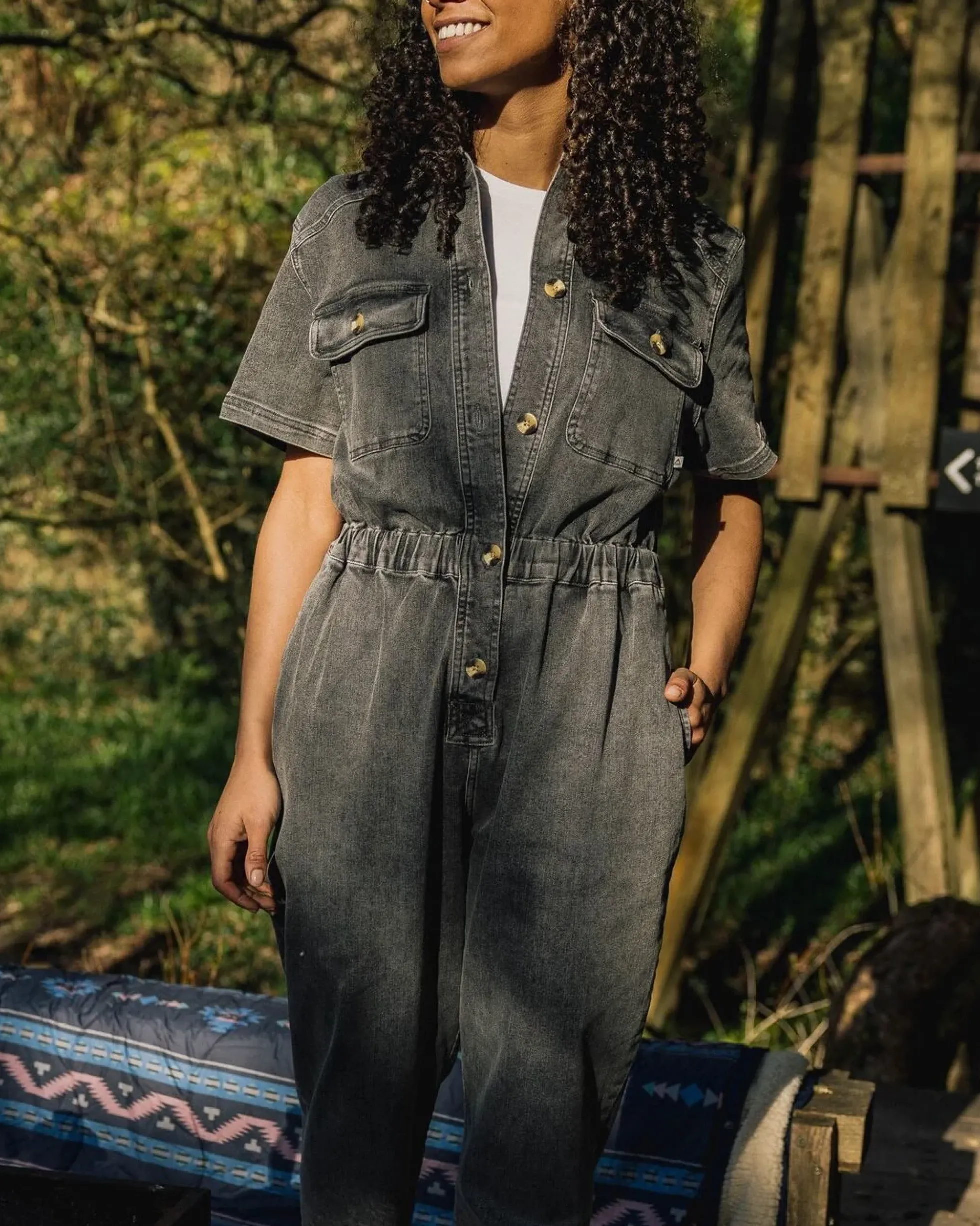 Women's Bluebell Organic Cotton Boiler Suit