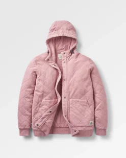 Women's Clementine Quilted Popper Up Hoodie