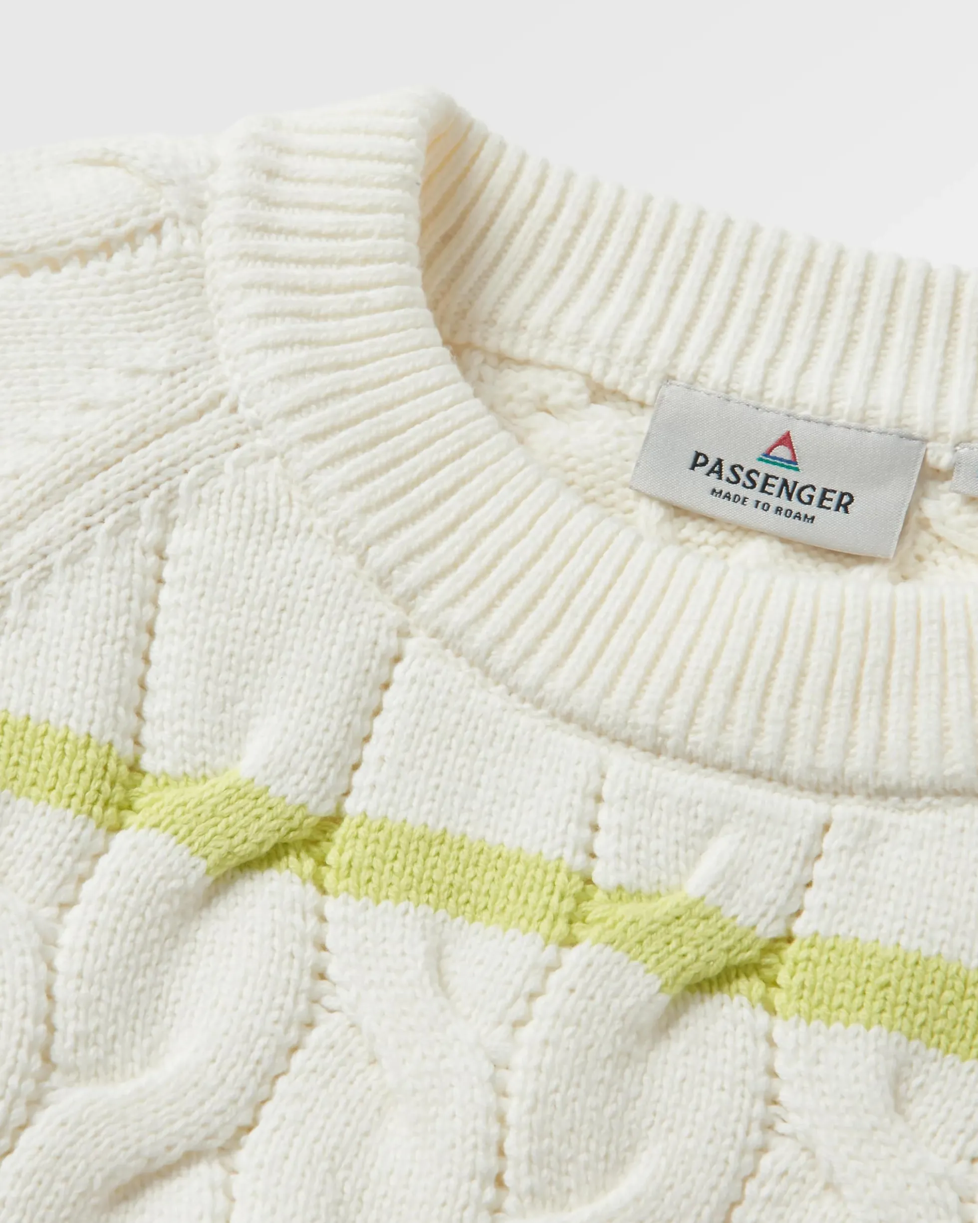 Women's Comfort Stripe Organic Knitted Jumper