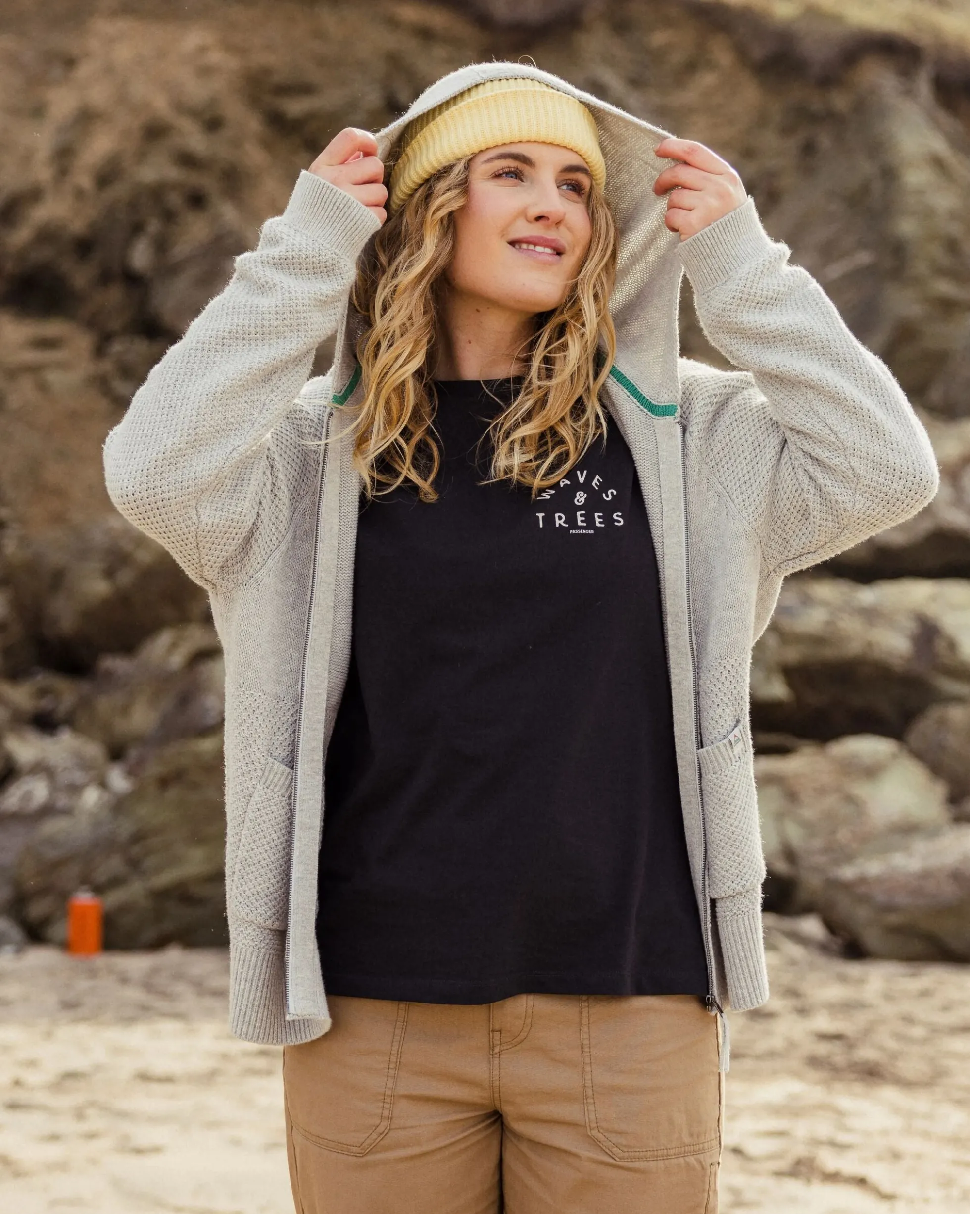 Women's Cove Full Zip Knitted Hoodie