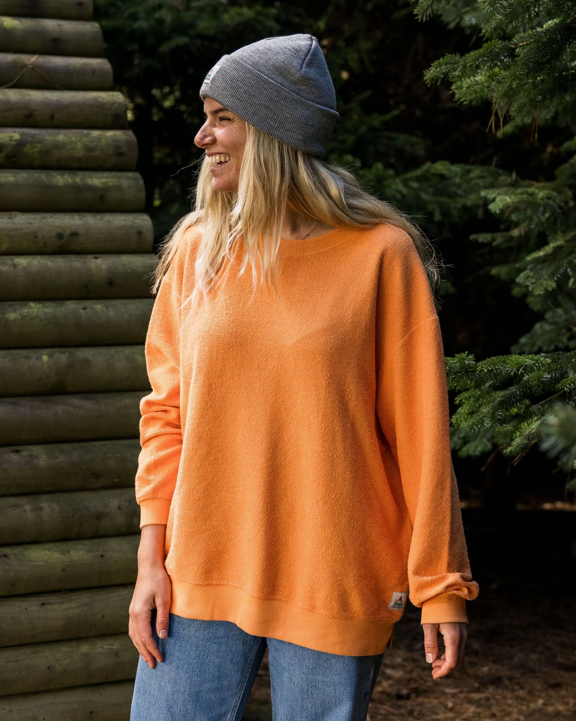 Women's Fauna Organic Cotton Textured Sweatshirt