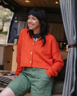 Women's Grace Open Knit Cardigan