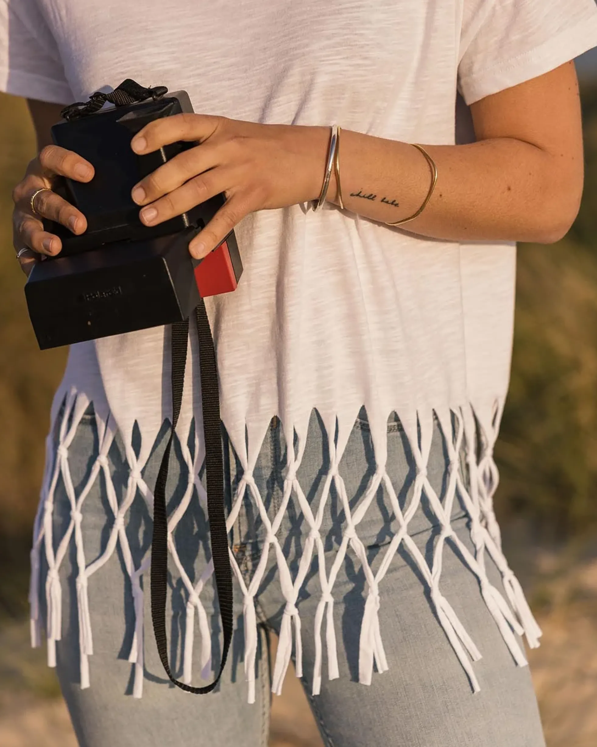 Women's Henna Tassel T-Shirt