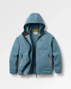 Women's Home Full Zip Hooded Sherpa Fleece