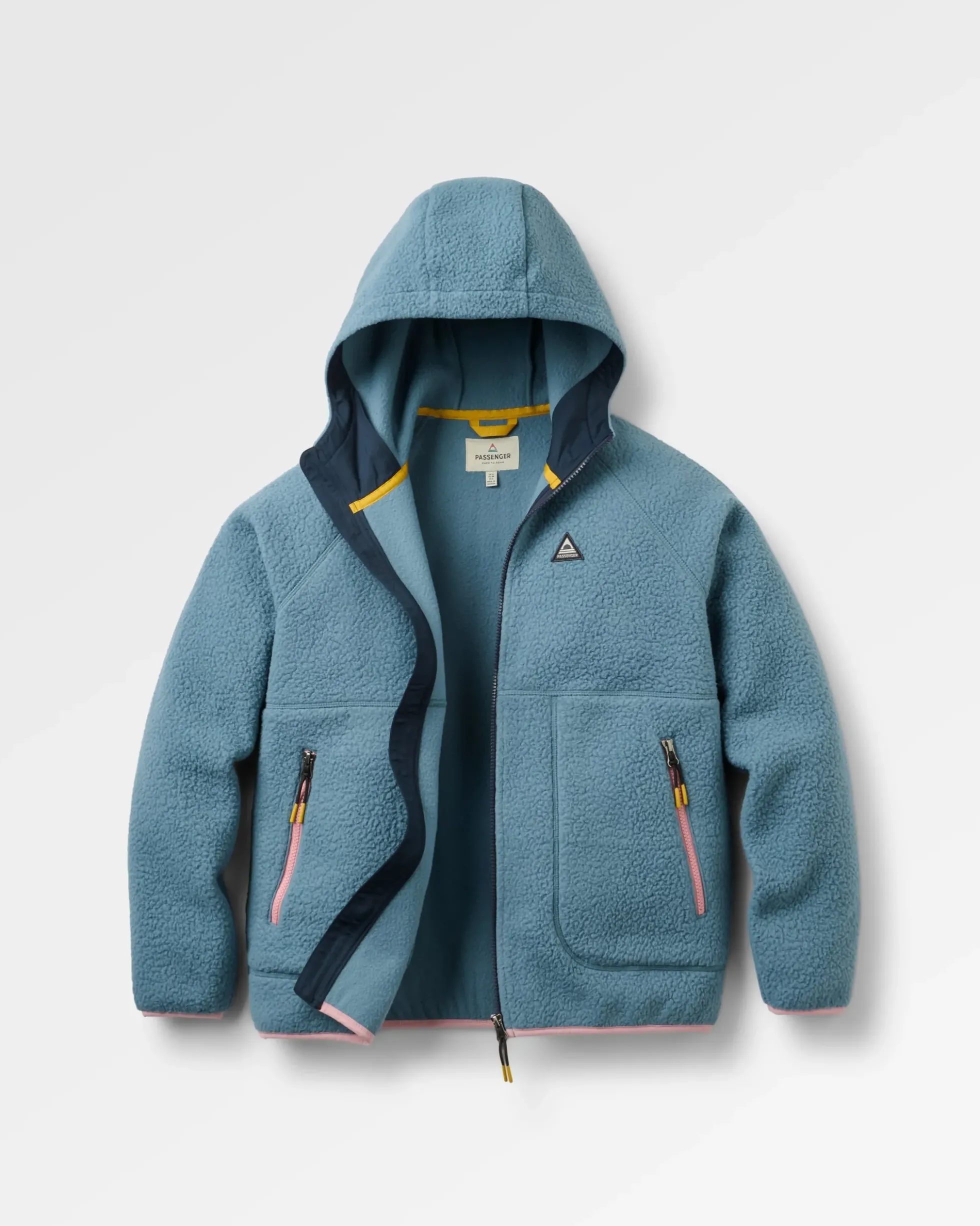 Women's Home Full Zip Hooded Sherpa Fleece