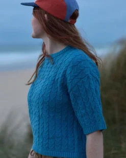 Women's Homely Short Sleeve Knitted Jumper