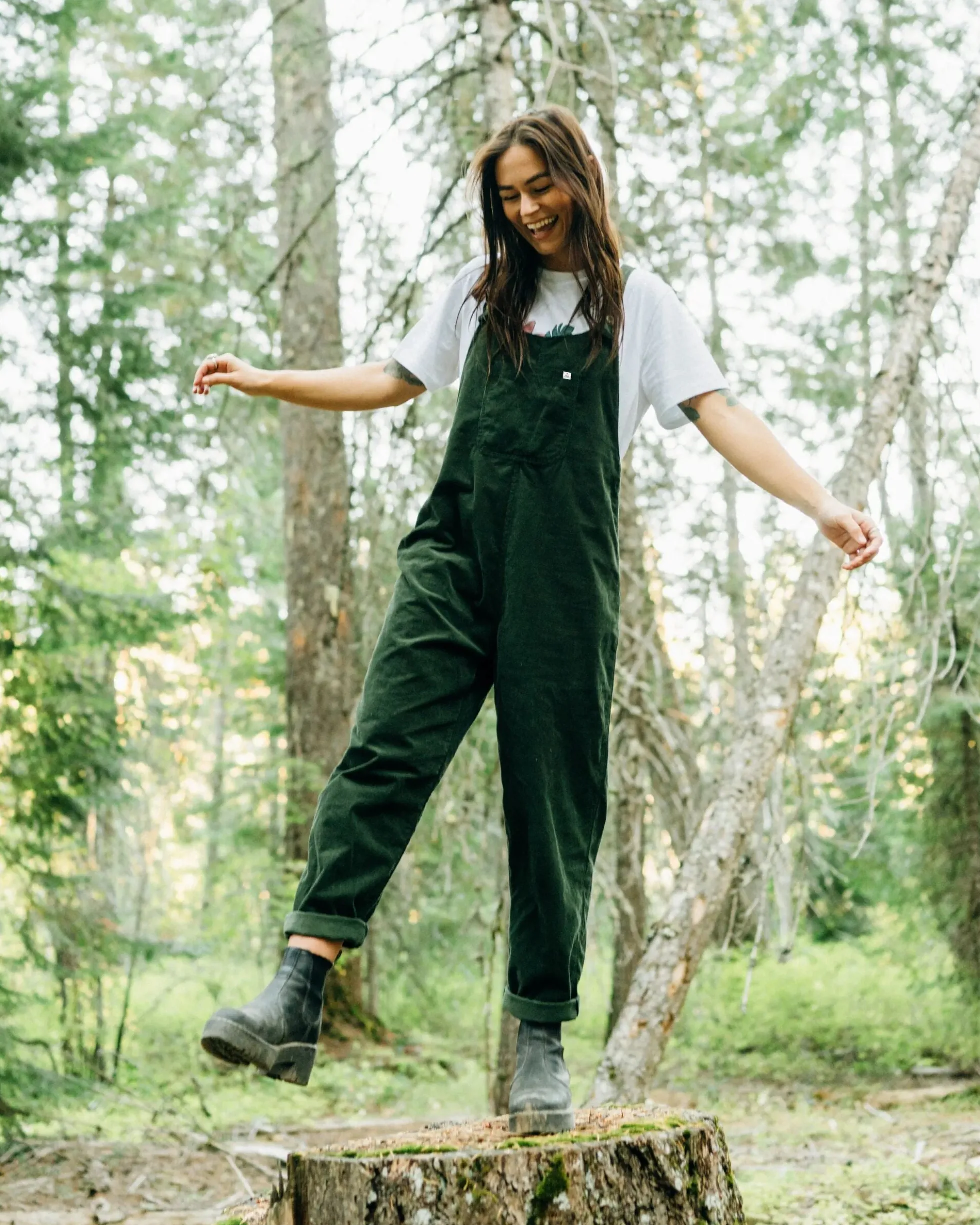 Women's Meadows Organic Cotton Cord Dungarees