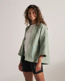 Women's Mira Organic Cotton Quilted Overshirt